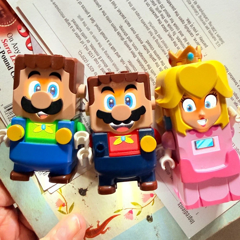 LEGO Super Mario Luigi Princess Peach Interactive Figures Bluetooth Lot 3 *read*